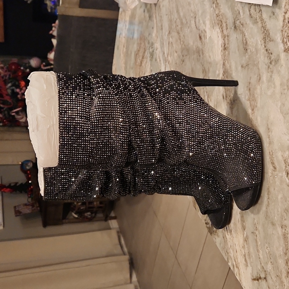 Jessica Simpson peep toe stiletto booties